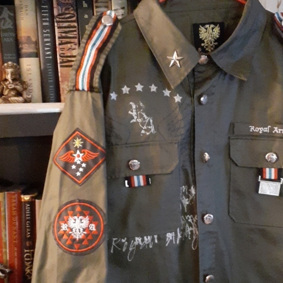 Men's Royal Army Raincoat or Windbreakerp - Picture 2 of 4